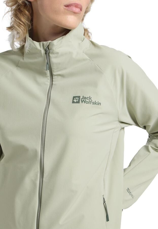 Jack Wolfskin Prelight Stride Jacket Women Softshelljack met zonnebescherming Dames M mint leaf mint leaf - Foto 4