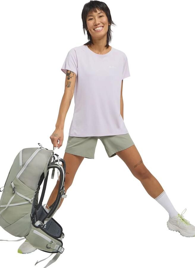 Jack Wolfskin Prelight Stride Shorts Women Korte wandelbroek Dames 34 mint leaf mint leaf - Foto 2