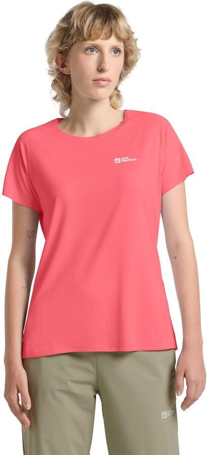 Jack Wolfskin Prelight Stride T-Shirt Women Functioneel shirt Dames XL sunset coral sunset coral - Foto 7