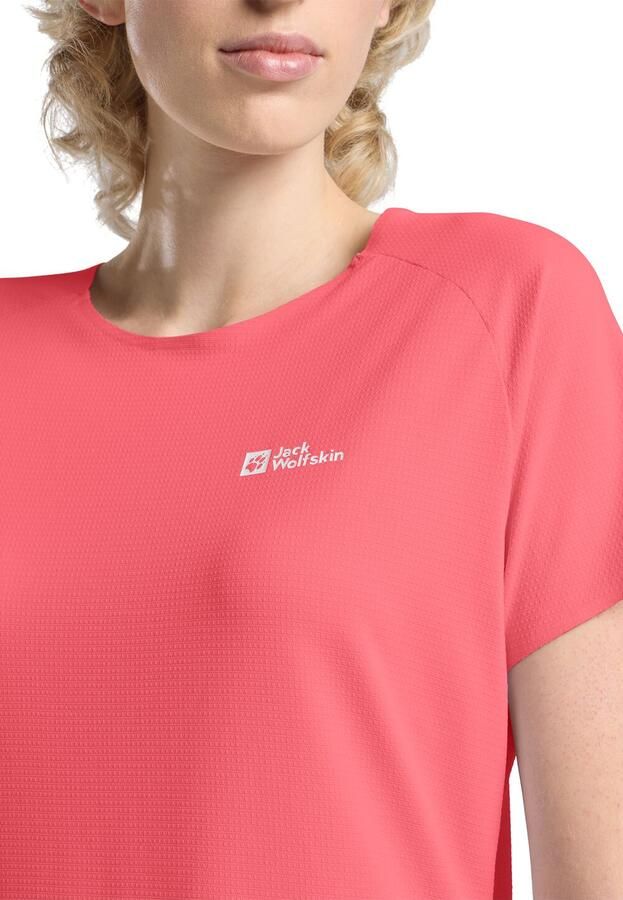 Jack Wolfskin Prelight Stride T-Shirt Women Functioneel shirt Dames XL sunset coral sunset coral - Foto 3