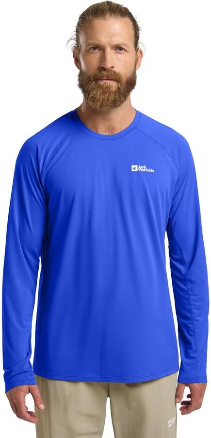 Jack Wolfskin Prelight Swift LS Men Functioneel shirt met lange mouwen en zonnebescherming heren XL blue vibrant blue - Foto 7