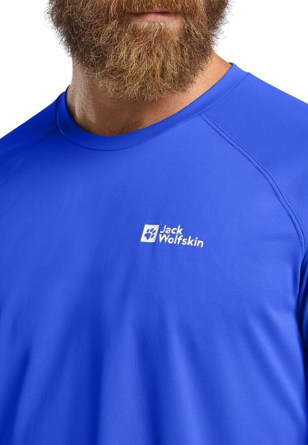 Jack Wolfskin Prelight Swift LS Men Functioneel shirt met lange mouwen en zonnebescherming heren XL blue vibrant blue - Foto 8