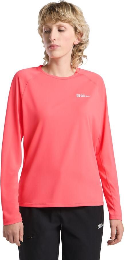 Jack Wolfskin Prelight Swift LS Women Functioneel shirt met lange mouwen en zonnebescherming Dames XL sunset coral sunset coral - Foto 9