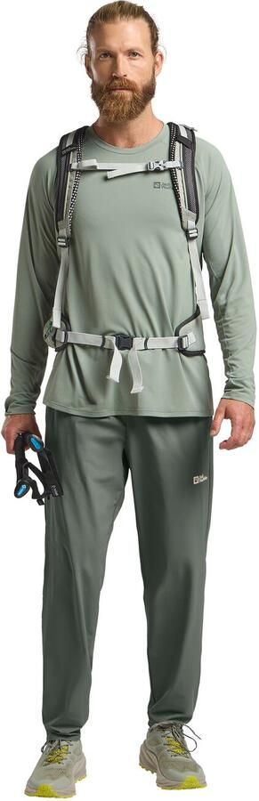 Jack Wolfskin Prelight Swift Pant Men Wandelbroek met zonnebescherming Heren L slate green slate green - Foto 6
