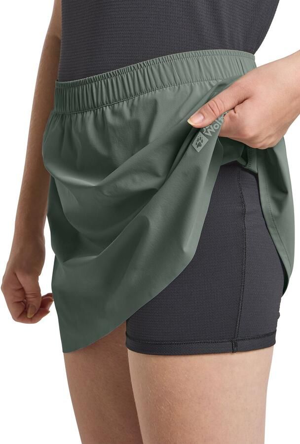 Jack Wolfskin Prelight Swift Skort Women Skort Dames XL slate green slate green - Foto 7