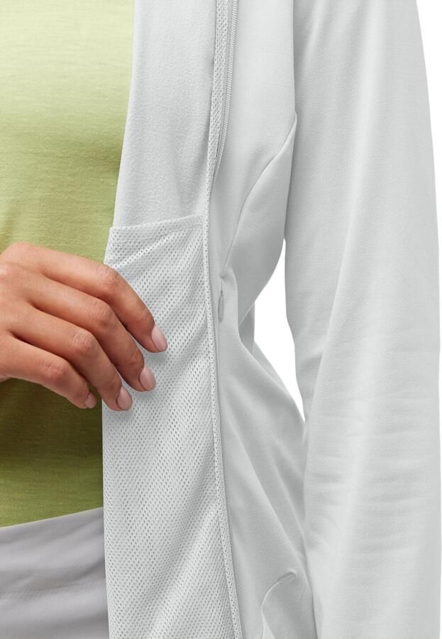 Jack Wolfskin Prelight Trail FZ Women Functioneel jack met lange mouwen Dames XS cool grey Cool Grey - Foto 3