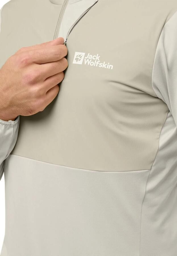 Jack Wolfskin Prelight Trail Hoody Men Functioneel shirt met lange mouwen met capuchon Heren XXL seal - Foto 8