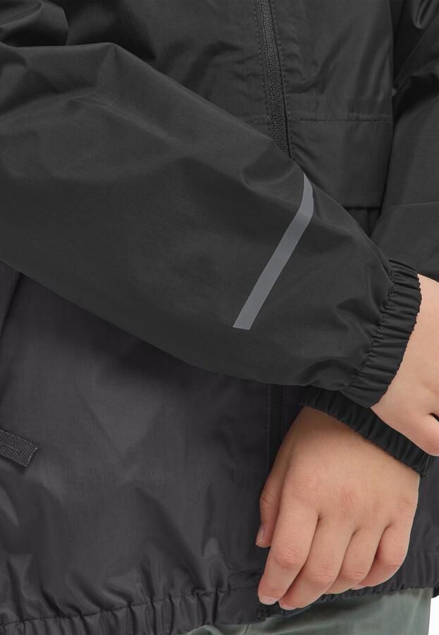 Jack Wolfskin Rainy Days 2L Jacket Kids Regenjack Kinderen 104 granite black granite black - Foto 3