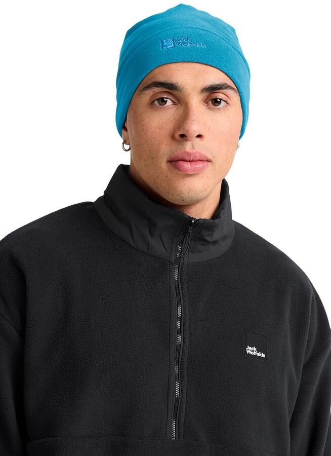 Jack Wolfskin Real Stuff Beanie muts One Size aurora blue aurora blue - Foto 4