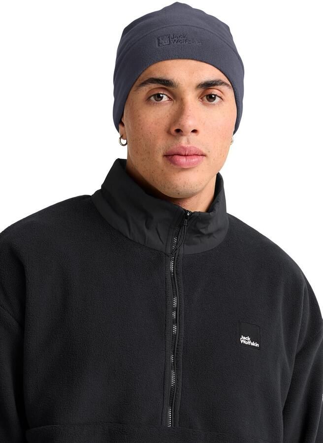 Jack Wolfskin Real Stuff Beanie muts One Size graphite - Foto 4