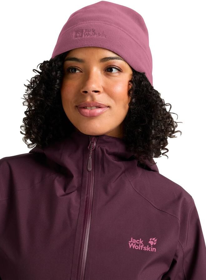 Jack Wolfskin Real Stuff Beanie muts One Size raisin - Foto 3