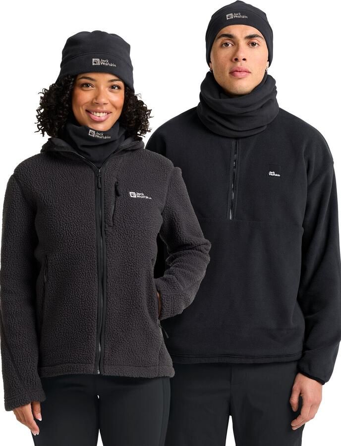 Jack Wolfskin Real Stuff Loop Colsjaal van fleece One Size black