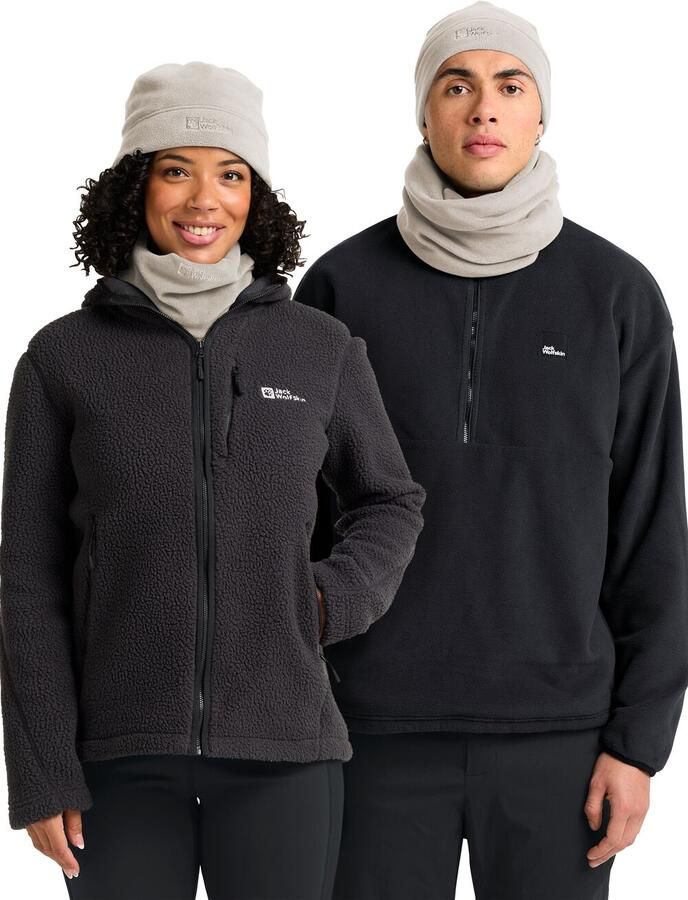 Jack Wolfskin Real Stuff Loop Colsjaal van fleece One Size pale sand pale sand