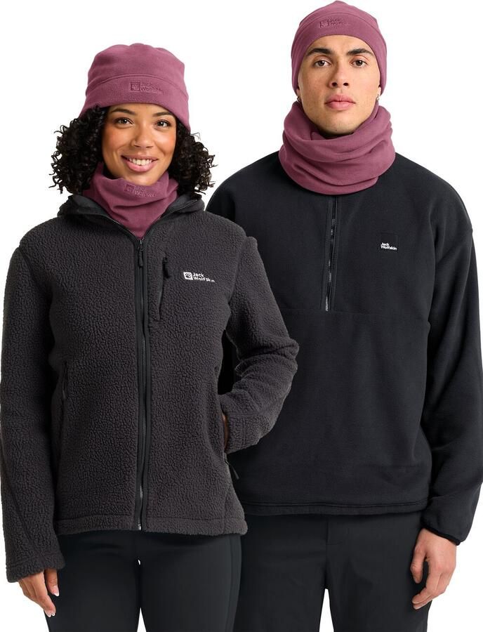 Jack Wolfskin Real Stuff Loop Colsjaal van fleece One Size raisin