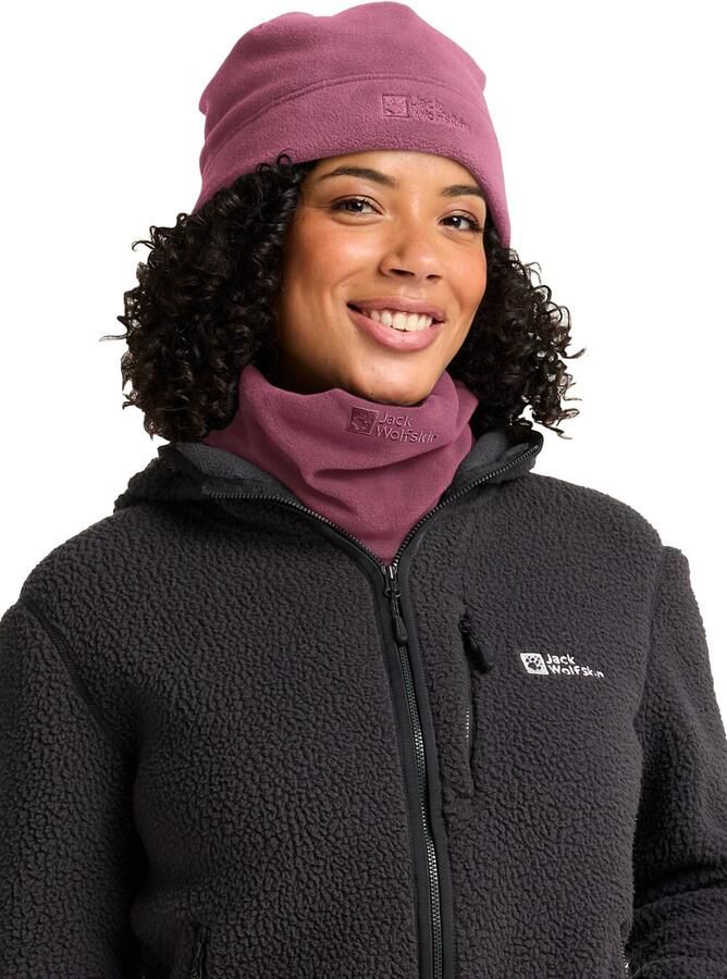 Jack Wolfskin Real Stuff Loop Colsjaal van fleece One Size raisin - Foto 2