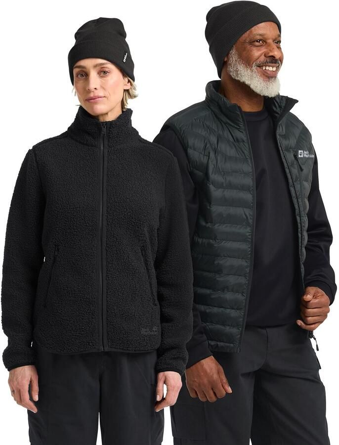 Jack Wolfskin Rib Beanie Tricotmuts One Size black - Foto 3