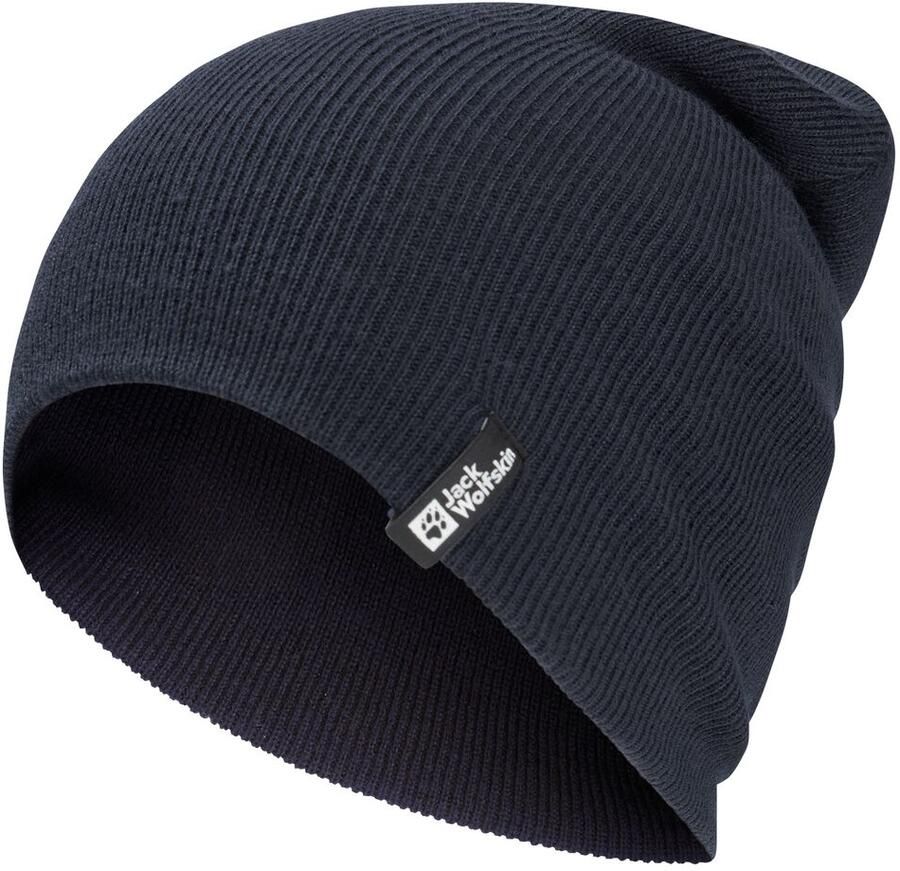 Jack Wolfskin Rib Beanie Tricotmuts One Size dark navy dark navy - Foto 7