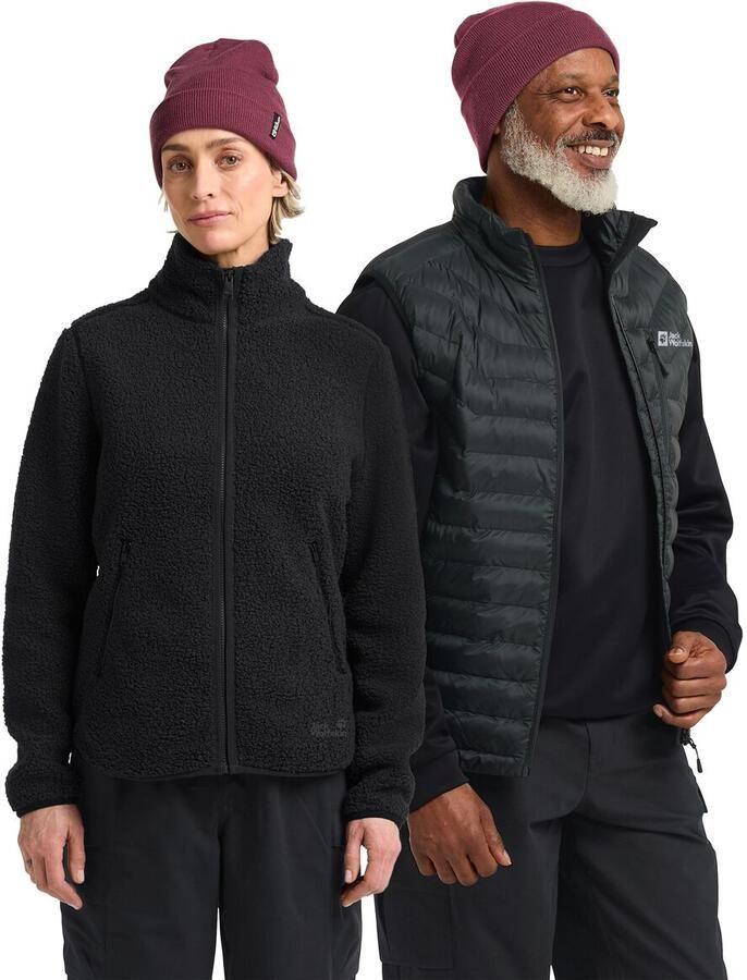 Jack Wolfskin Rib Beanie Tricotmuts One Size raisin - Foto 3