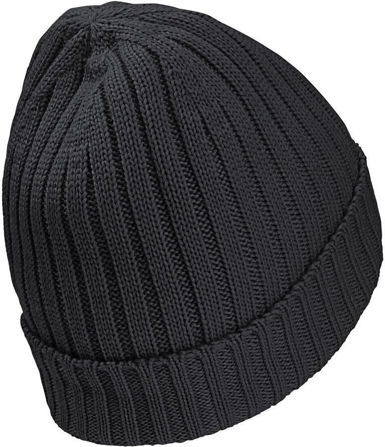 Jack Wolfskin Rib Knit Beanie Winddichte gebreide muts One Size black - Foto 1