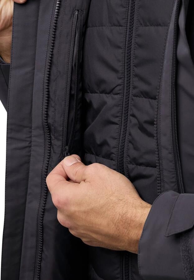 Jack Wolfskin Romberg 3in1 Jacket Men 3in1 jack Heren XXXL phantom