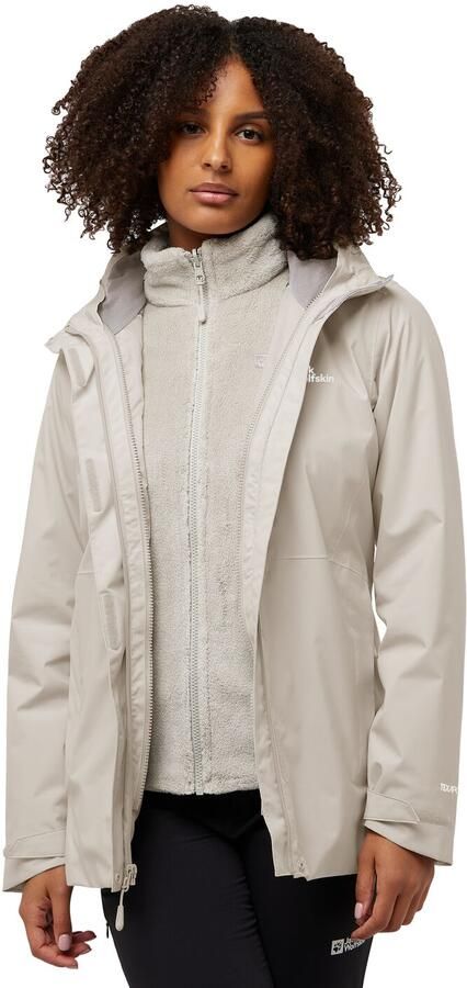 Jack Wolfskin Rotwand 3in1 Jacket Women 3in1 jack Dames XXL pale sand pale sand - Foto 9