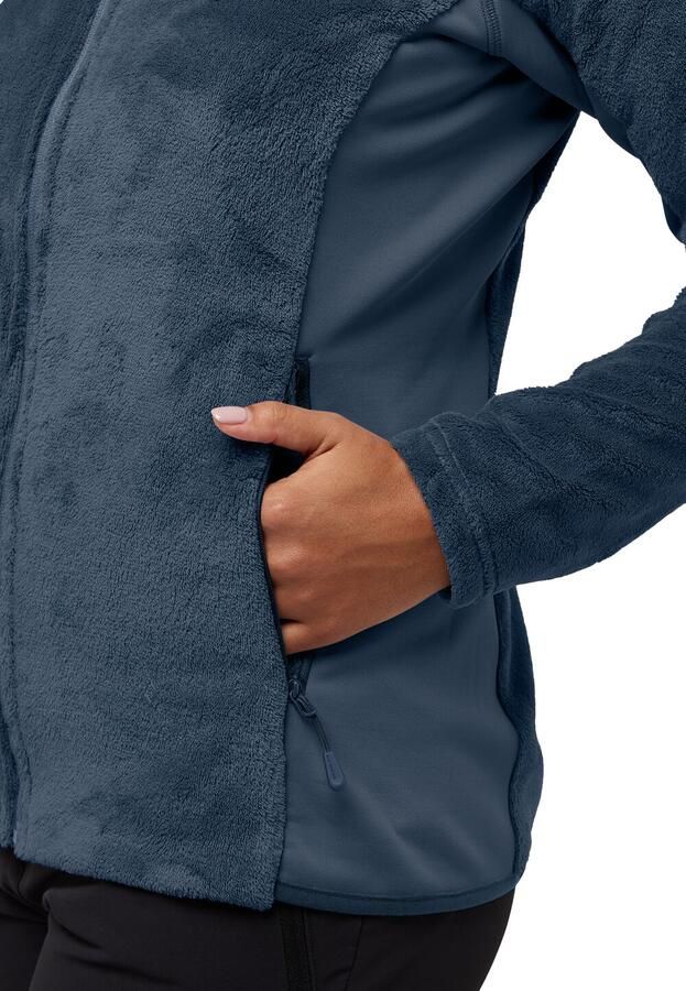 Jack Wolfskin Rotwand Hooded FZ Women Fleece jack met capuchon Dames XXL midnight sky midnight sky - Foto 2