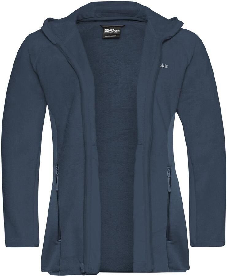 Jack Wolfskin Rotwand Hooded FZ Women Fleece jack met capuchon Dames XXL midnight sky midnight sky