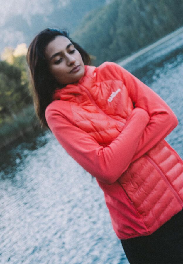 Jack Wolfskin Routeburn Pro Hybrid Women Jack voor- en najaar Dames XXL sunset coral sunset coral - Foto 2