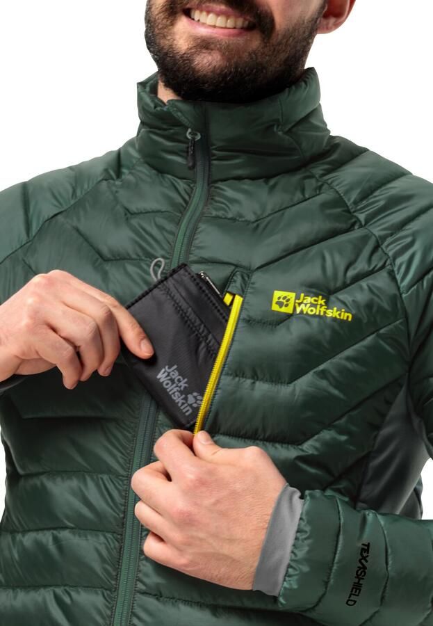 Jack Wolfskin Routeburn Pro Ins Jacket Men Isolerend jack Heren 2XL black olive firefly black olive firefly - Foto 2