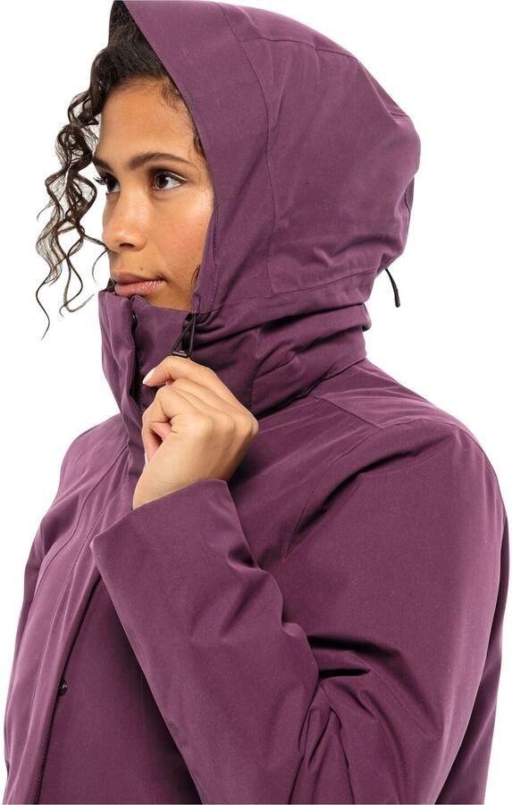 Jack Wolfskin Salier Coat Waterdichte winterjas Dames XXL berry jam berry jam - Foto 4