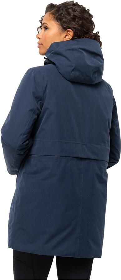 Jack Wolfskin Salier Coat Waterdichte winterjas Dames XXL blue night blue - Foto 6