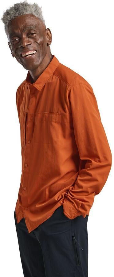 Jack Wolfskin Sierra Canyon LS Men Functioneel overhemd met zonnebescherming Heren M burnt orange burnt orange - Foto 5