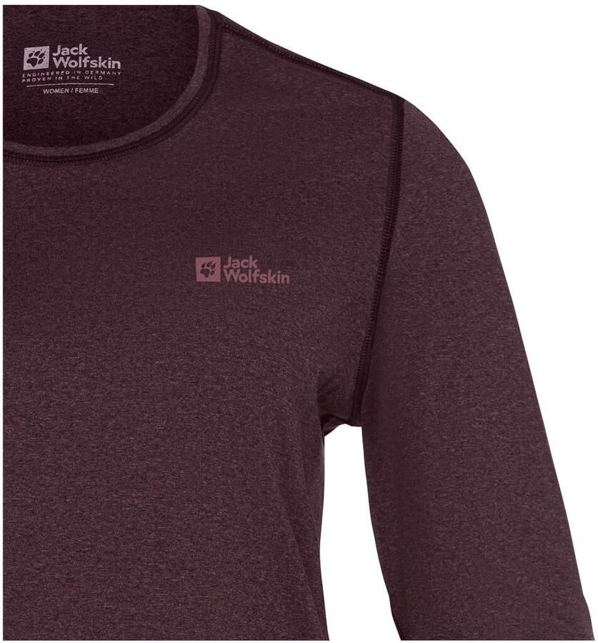 Jack Wolfskin SKY Thermal L S Women Functioneel shirt met lange mouwen Dames XXL amaranth - Foto 3