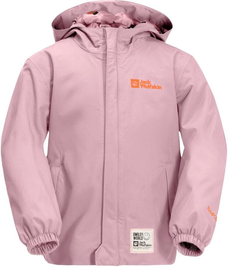 Jack Wolfskin Smileyworld 2L Jacket Kids Regenjack Kinderen 104 water lily Water Lily