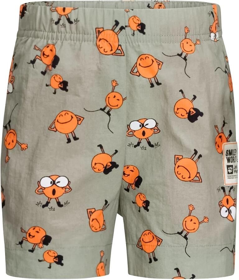 Jack Wolfskin Smileyworld Shorts Kids Kinderen korte broek 104 icon mint leaf Icon Mint Leaf