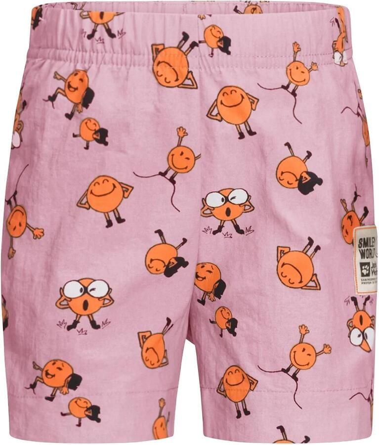 Jack Wolfskin Smileyworld Shorts Kids Kinderen korte broek 104 icon water lily Icon Water Lily