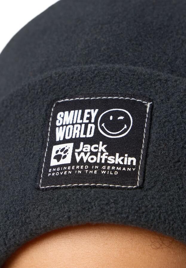 Jack Wolfskin Smileyworld Teen Beanie muts Kinderen One Size granite black granite black - Foto 3