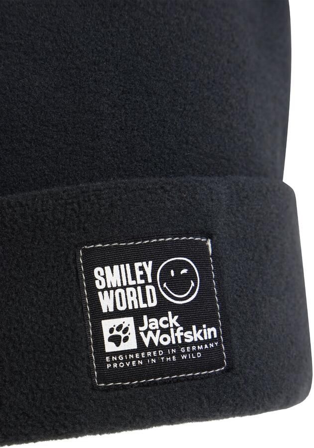 Jack Wolfskin Smileyworld Teen Beanie muts Kinderen One Size granite black granite black - Foto 2