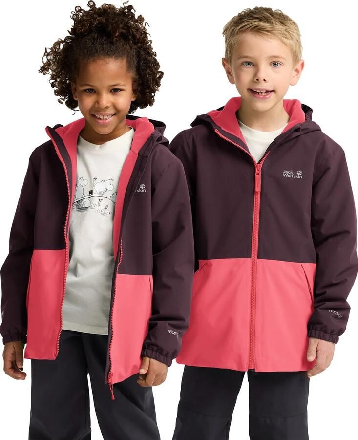 Jack Wolfskin Snow Days Jacket Kids Winterjack Kinderen 104 amaranth - Foto 2