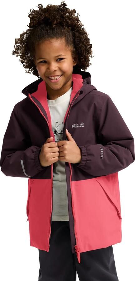 Jack Wolfskin Snow Days Jacket Kids Winterjack Kinderen 104 amaranth - Foto 15