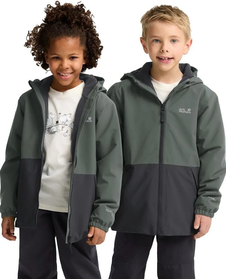 Jack Wolfskin Snow Days Jacket Kids Winterjack Kinderen 104 slate green slate green - Foto 9