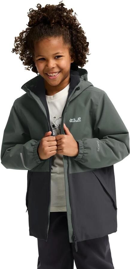 Jack Wolfskin Snow Days Jacket Kids Winterjack Kinderen 104 slate green slate green - Foto 6
