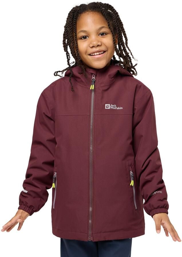 Jack Wolfskin Snowcurl 3in1 Jacket Kids 3in1 jack Kinderen 104 enberry
