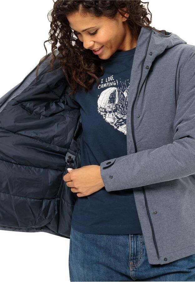 Jack Wolfskin Snowy Park Jacket Women Waterdicht winterjack Dames XXL blue night blue - Foto 3