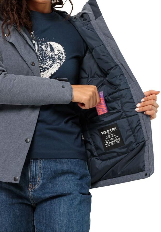 Jack Wolfskin Snowy Park Jacket Women Waterdicht winterjack Dames XXL blue night blue - Foto 4