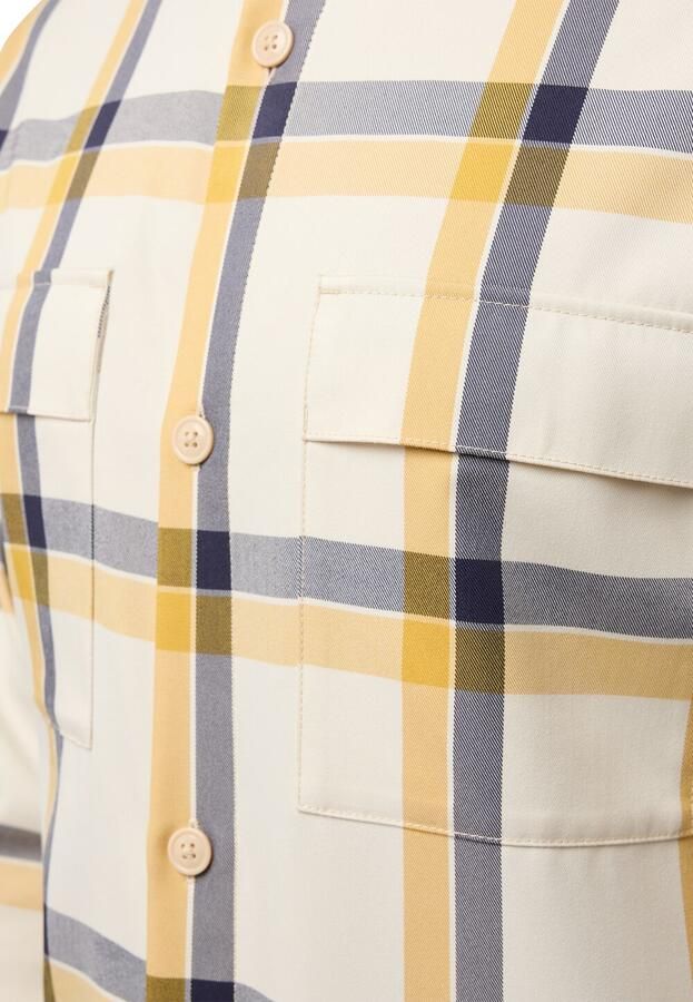 Jack Wolfskin Steinwand Shirt Men Flanellen overhemd Heren XXL panna cotta panna cotta - Foto 3