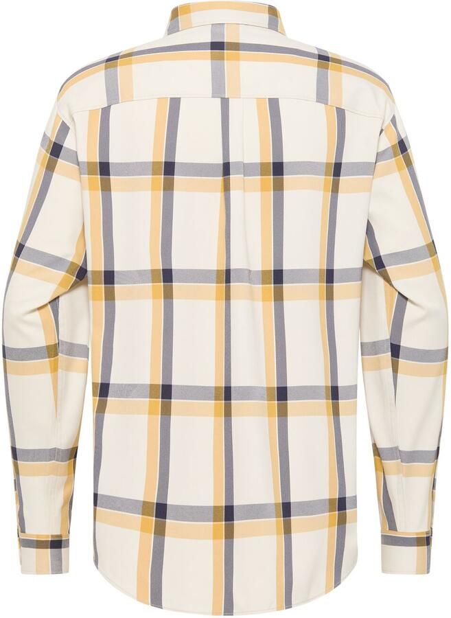 Jack Wolfskin Steinwand Shirt Men Flanellen overhemd Heren XXL panna cotta panna cotta