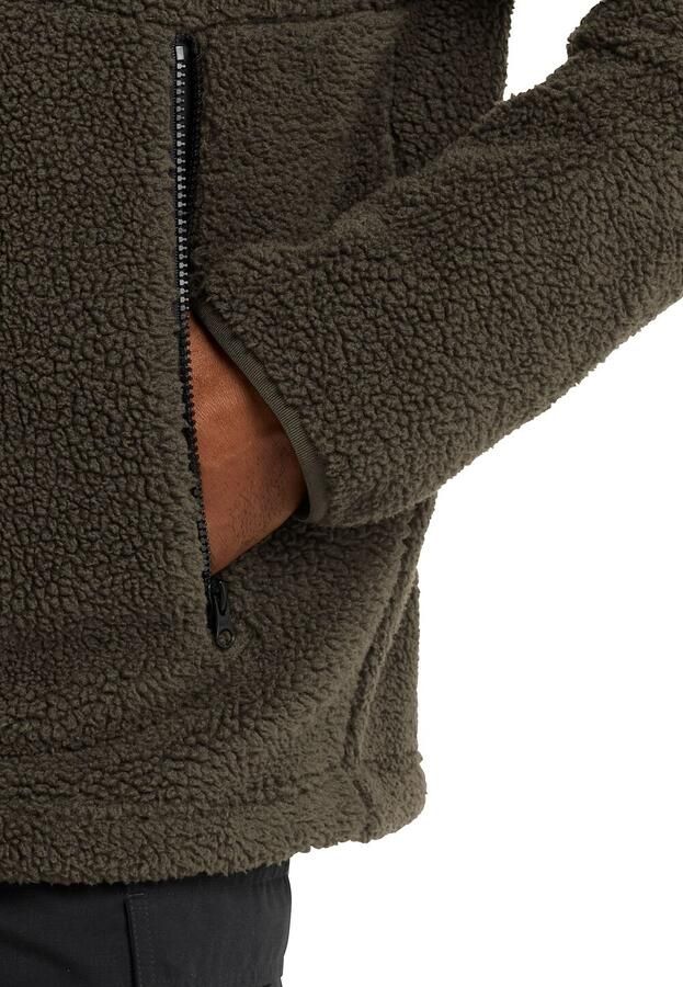 Jack Wolfskin Stone Lite Hooded Jacket Men Sherpa fleece trui heren XXXL obsidian moss obsidian moss - Foto 3