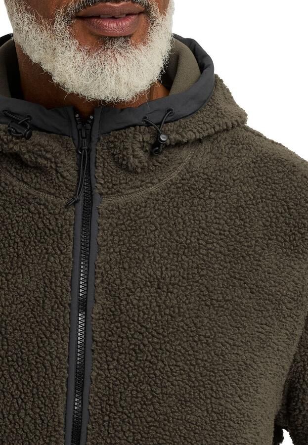Jack Wolfskin Stone Lite Hooded Jacket Men Sherpa fleece trui heren XXXL obsidian moss obsidian moss - Foto 4
