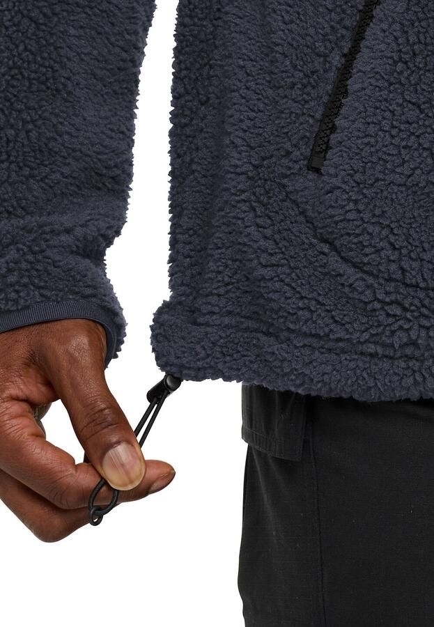 Jack Wolfskin Stone Lite Hooded Jacket Men Sherpa fleece trui heren XXXL dark navy dark navy - Foto 5